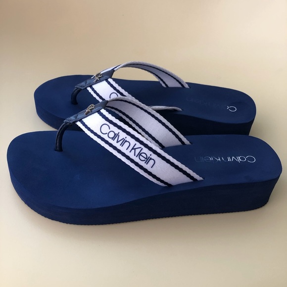 CK Platform Slippers Sz 7 - Picture 2 of 7